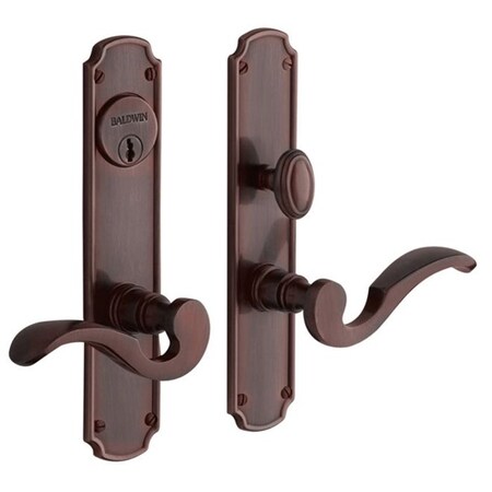 Baldwin Double Cylinder Entry Handlesets Venetian Bronze 6942.112.DBLC
